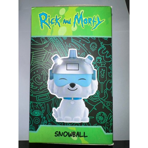 Funko Rick & Morty Dorbz SNOWBALL Exclusive Vinyl Figure #460 [FLOCKED] *SEE* - Picture 4 of 4